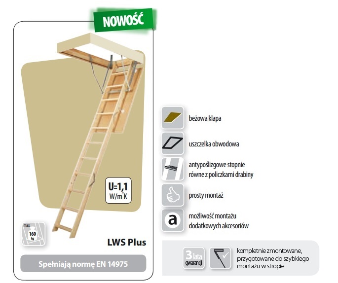 schody strychowe lws plus