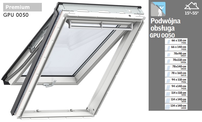 Okno dachowe velux gpu 0050