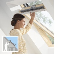 Okno dachowe velux gll 1055 górne otwierania